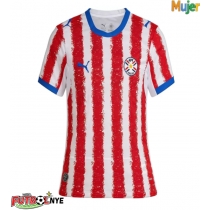 Camiseta Paraguay Primera Equipación para mujer Mundial 2026 manga corta